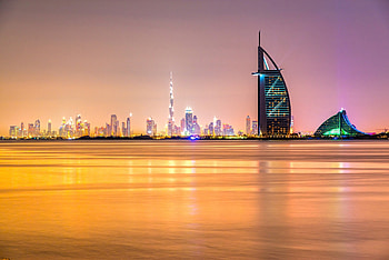 Dubai Skyline, Travels, Papermoon, Fototapete HD wallpaper