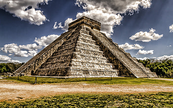 Chichen Itza, Mexican pyramid, Maya civilization, North America HD wallpaper