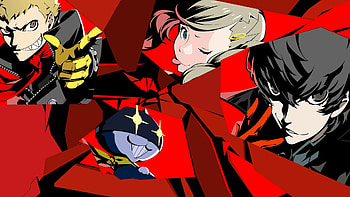 Persona 5, Video Game, Akira Kurusu, Ann Takamaki, Morgana (Persona), Ryuji Sakamoto, Persona HD wallpaper