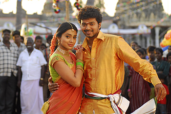 Azhagiya tamizh magan, shreya, vijay HD wallpaper