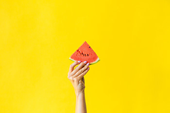 Food, Hand, Berry, Fruit, Watermelon HD wallpaper