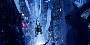 Delivery Scifi, scifi, artist, artwork, digital-art, deviantart HD wallpaper
