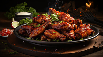 Sizzling Chicken Wings, Chicken Wings, food, chicken HD wallpaper