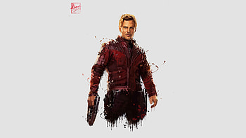 Star-lord, Avengers: infinity war, artwork HD wallpaper