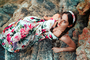 Beautiful Girl Rocks , girls, model HD wallpaper