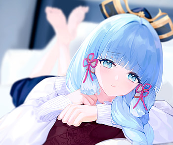 Kamisato Ayaka, Kamisato Ayaka (Genshin Impact), video game, Genshin Impact HD wallpaper