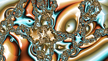 Trippy Psychedelic Fractal, trippy, psychedelic, aesthetic, Abstract, fractal HD wallpaper