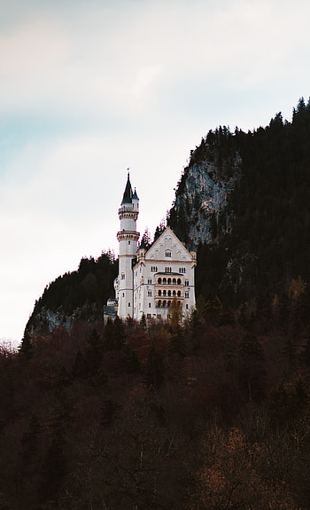 Nature, Architecture, Lock, Mountain, Forest, Old, Ancient HD phone wallpaper