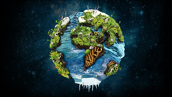 Future Planet Earth HD wallpaper
