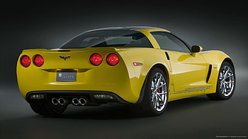 chevrolet yellow corvette cars HD wallpaper