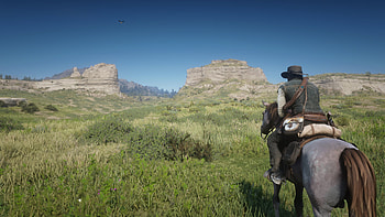 : Horse Riding Adventures in Red Dead Redemption 2, video game, Red Dead Redemption 2, horse riding HD wallpaper