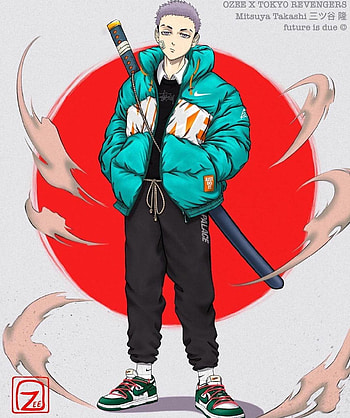 TOKYO REVENGERS, tokyo_revengers, art, Anime, Blue, Matsuno HD phone wallpaper