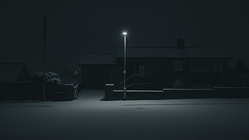 Black White Of Monochrome Street Light Nature HD wallpaper
