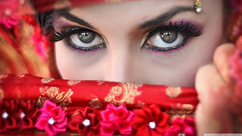 Unknown Model, cover face, babe, lady, model, gorgeous, eyes, woman HD wallpaper