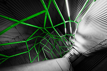 Miscellanea, Miscellaneous, Design, Construction, Glow, Stairs, Ladder, Premises, Room HD wallpaper