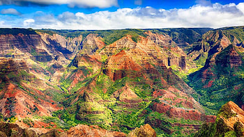 Colorful Mountains, colorful, sky, nature, mountains HD wallpaper