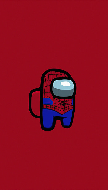 Spider-Man, Among Us HD phone wallpaper