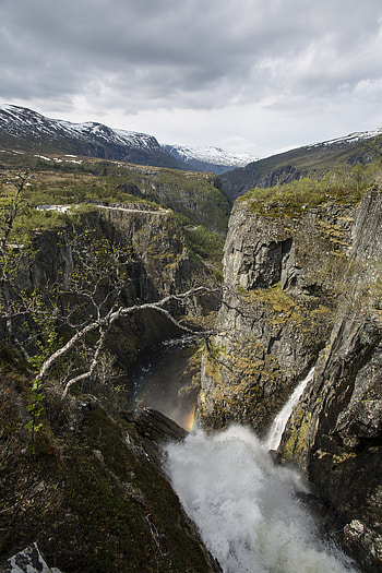 Nature, Rivers, Mountains, Rocks, Branches, Precipice, Break HD phone wallpaper