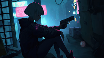 Poised For Battle, artist, artwork, digital-art, pixiv HD wallpaper