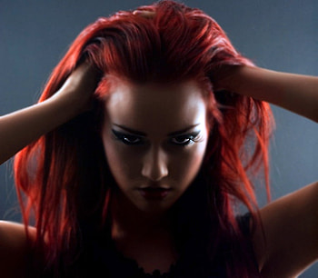 Redhair, sexy, girl, model HD wallpaper