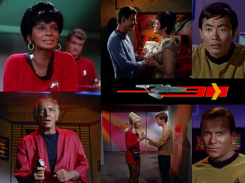 Characters From Star Trek The Original Series 4, Uhura, Nancy Crater, Sulu, Star Trek, Original Star Trek, Charlie Evans, McCoy, Dr Van Gelder, Kirk HD wallpaper