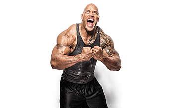 dwayne johnson, dwayne, tattoo, johnson, man HD wallpaper