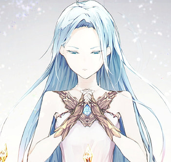 Blue Crystal, crystal, cute, long hair, dress, beauty, lady, female, sweet, art, blue hair, girl, beautiful, woman, anime girl, anime, pretty, lovely HD wallpaper