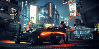 Neon Night City — Cyberpunk 2077: Futuristic Cityscape ( Quad ), video game, Cyberpunk 2077, cityscape, futuristic city HD wallpaper
