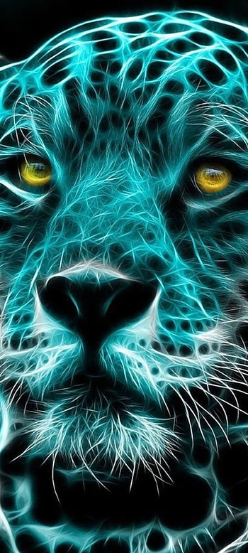 Artx, aqua, whiskers, art, tiger HD phone wallpaper