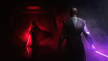 Darth Vader Vs Mace Windu, darth-vader, star-wars, artist, artwork, digital-art, artstation HD wallpaper