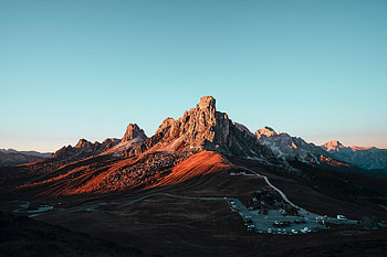 Rock Ridge Mountains Sunrise , rocks, mountains, sunrise, nature HD wallpaper