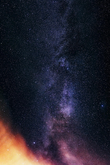 Universe, Stars, Starry Sky, Nebula, Galaxy HD phone wallpaper