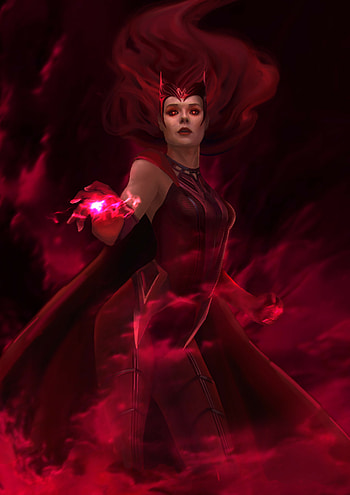 WandaVision, Scarlet Witch, Wanda Maximoff HD phone wallpaper