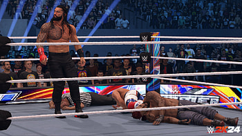 WWE 24 - Intense Wrestling Action Scene, video game, WWE 24 HD wallpaper