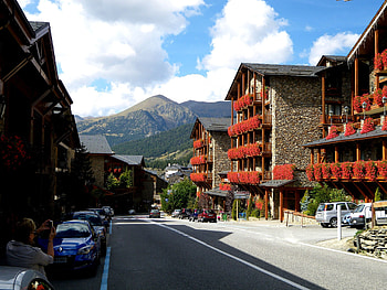 Soldeu and Canillo, Andorra landscapes, , backgrounds HD wallpaper