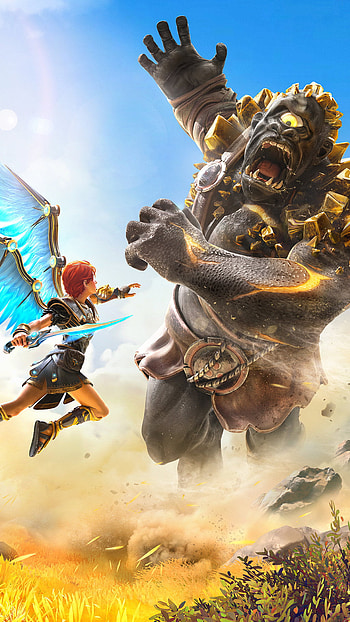 IFR - Gold Cyclops, fenyx, game, rising, immortals-fenyx-rising, immortals HD phone wallpaper