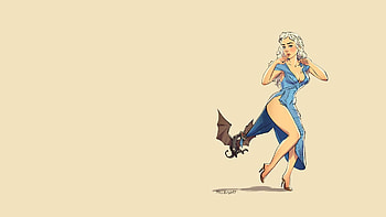 pinup Models, Daenerys Targaryen, Game Of Thrones HD wallpaper