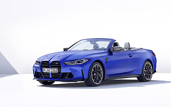 2021, BMW M4 Competition, , G82, blue convertible, exterior, front view, new blue M4 G82, German cars, convertibles, BMW HD wallpaper