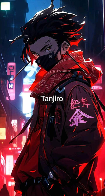 Tanjiro kamado cyberpunk, Anime, Demon Slayer: Kimetsu no Yaiba, Drip, Tanjiro Kamado HD phone wallpaper