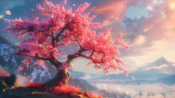 Sakura fantasy, sakura, tree HD wallpaper