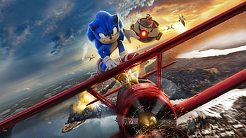 Jim Carrey Idris Elba Ben Schwartz Colleen O'Shaughnessey James Marsden Sonic the Hedgehog 2 HD wallpaper