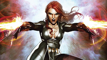 Black Widow Arts, black-widow, superheroes, artwork, digital-art HD wallpaper
