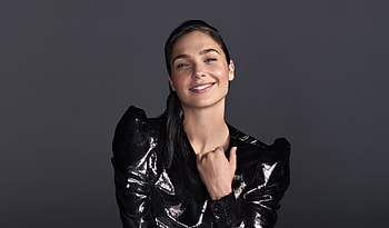 Cute, smile, Gal Gadot, leather coat HD wallpaper