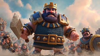 Barbarian King: Clash Royale Mobile, mobile game, Clash Royale HD wallpaper