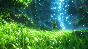 Link Forest, The Legend of Zelda, Link, AI Art HD wallpaper