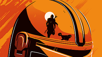 The Mandalorian Minimalism , the-mandalorian, tv-shows, star-wars HD wallpaper