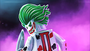 Joker Lego Smiling, joker, superheroes, artwork, artstation HD wallpaper