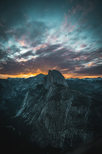 Nature, Sky, Clouds, Mountain, Vertex, Top HD phone wallpaper