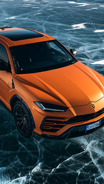Lamborghini Urus, Orange HD phone wallpaper