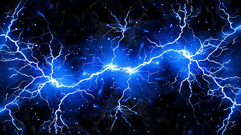 Electrifying Blue Lightning, lightning, blue, electricity, Abstract, energy, abstract blue HD wallpaper